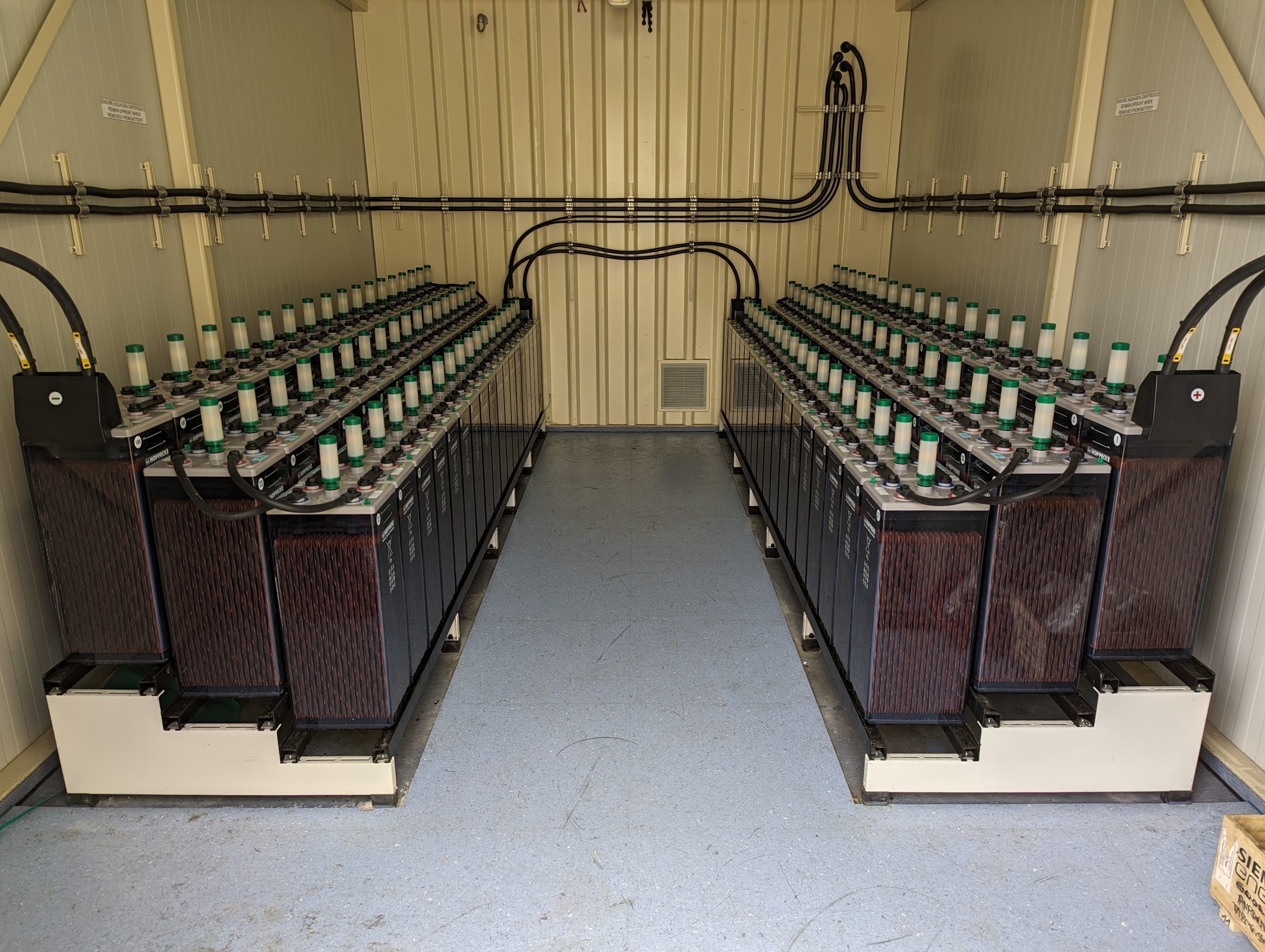 Newport, South Wales Installation Northern Industrial Battery Services Ltd (NiBS)